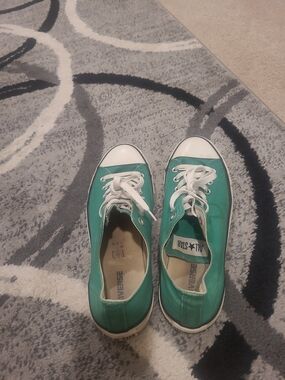 Converse Shoes Men's 10 Women's 12 Chuck Taylor All Star Seafoam Green Low